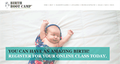 Desktop Screenshot of birthbootcamp.com