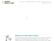 Tablet Screenshot of birthbootcamp.com